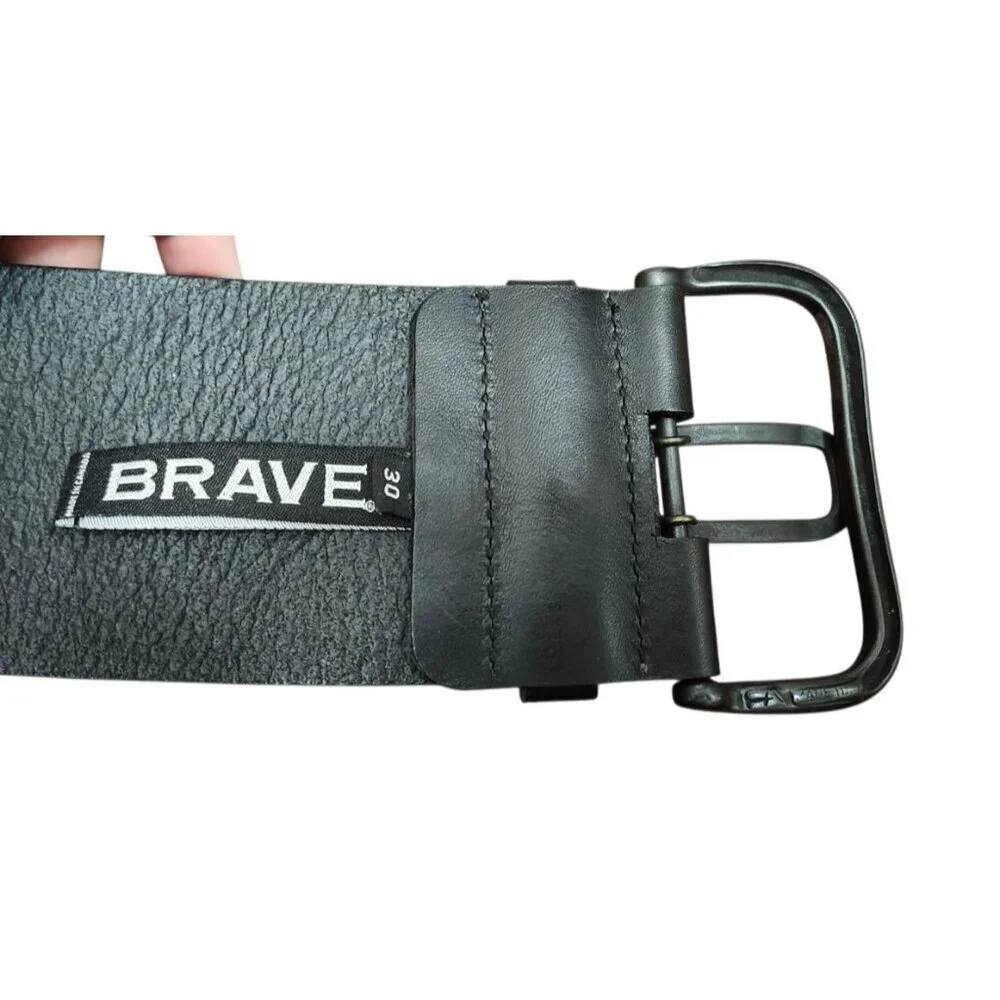 Brave Willa Bridle Black Leather Women's Belt Size 30
